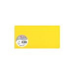 CLAIREFONTAINE Paquet de 25 cartes 210g POLLEN 10,6x21,3cm. Coloris Jaune soleil