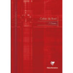 CLAIREFONTAINE Carnet de notes des professeurs reliure piqûre 21x29,7cm 48 pages