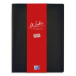 OXFORD Protège-documents LUTIN ORIGINAL 160 vues, 80 pochettes. En PVC opaque. Format A4. Coloris Noir