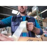 TESA Ruban armé renforcé en fibre de verre laminées 105 microns H50 mm x L50 mètres transparent – Image 2