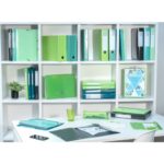 EXACOMPTA Boîte de transfert Iderama, carte lustrée pelliculée, dos 9 cm, 34x25,5 cm, coloris Vert – Image 3