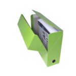 EXACOMPTA Boîte de transfert Iderama, carte lustrée pelliculée, dos 9 cm, 34x25,5 cm, coloris Vert – Image 4