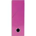 EXACOMPTA Boîte de transfert Iderama, carte lustrée pelliculée, dos 9 cm, 34x25,5 cm, coloris Rose