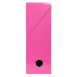 EXACOMPTA Boîte de transfert Iderama, carte lustrée pelliculée, dos 9 cm, 34x25,5 cm, coloris Rose – Image 4