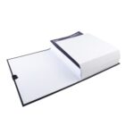 EXACOMPTA Chemise extensible en balacron. Rabat en pied, fermeture par sangle scratch. Coloris Noir – Image 2