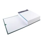 EXACOMPTA Chemise extensible en balacron. Rabat en pied, fermeture par sangle scratch. Coloris Vert foncé – Image 3