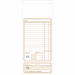 EXACOMPTA Bloc addition 50 feuillets 91x225 mm 50/2 autocopiant avec numeratation – Image 2