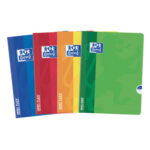 OXFORD Cahier OpenFlex piqûre 48 pages grand format 24 x 32 cm grands carreaux Seyès. Couverture polypro