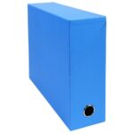 EXACOMPTA Boîte de transfert Salsa, carton fort recouvert papier, dos 9 cm, 34x25,5 cm, coloris assortis – Image 2