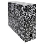 EXACOMPTA Boîte transfert marbrée Anoney, carton rigide recouvert papier vernis, dos 9cm, assortis – Image 2