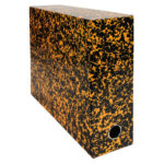 EXACOMPTA Boîte transfert marbrée Anoney, carton rigide recouvert papier vernis, dos 9cm, assortis – Image 4