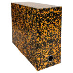 EXACOMPTA Boîte transfert marbrée Anoney, carton rigide recouvert papier vernis, dos 12cm, assortis – Image 4