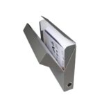 EXACOMPTA Boîte transfert pâte naturelle, carton rigide recouvert de papier recyclé Vert foncé, dos 5 cm – Image 3