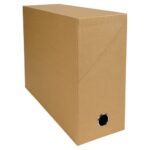 EXACOMPTA Boîte de transfert, carton rigide recouvert de papier toilé, dos 12 cm, 34x25,5 cm, assortis – Image 2