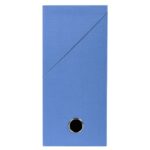 EXACOMPTA Boîte de transfert, carton rigide recouvert de papier toilé, dos 12 cm, 34x25,5 cm, Bleu – Image 3