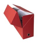 EXACOMPTA Boîte de transfert, carton rigide recouvert de papier toilé, dos 12 cm, 34x25,5 cm, Rouge – Image 2