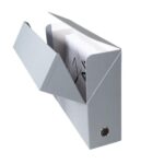 EXACOMPTA Boîte de transfert, carton rigide recouvert de papier toilé, dos 9 cm, 34x25,5 cm, Gris – Image 2