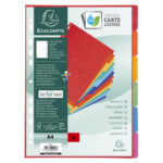 EXACOMPTA Jeu d'intercalaires 6 positions en carte lustrée 5/10e format A4 400g – Image 3