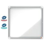 NOBO Vitrine d'affichage magnétique Premium Plus, fermeture à clé, capacité 6 feuilles, A4 – Image 4