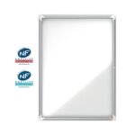 NOBO Vitrine d'affichage magnétique Premium Plus, fermeture à clé, capacité 9 feuilles, A4 – Image 4