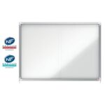 NOBO Vitrine d'affichage Premium Plus, magnétique, intérieur, surface d'affichage 18 x A4, 1902571 – Image 4