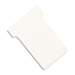 NOBO Etui de 100 fiches T en carton, 170 g/m2, indice 2, blanc