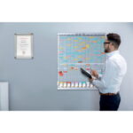 NOBO Etui de 100 fiches T en carton, 170 g/m2, indice 2, blanc – Image 2