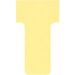 VALREX Etui de 100 fiches T NOBO en carton 170 g/m2 indice 1 Jaune