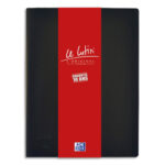 OXFORD Protège-documents LUTIN ORIGINAL 20 vues, 10 pochettes. En PVC opaque. Format A4. Coloris Noir