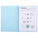 EXACOMPTA Paquet de 250 sous-chemises SUPER 60 en carte 60 grammes coloris Bleu clair – Image 4