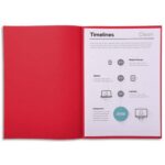 EXACOMPTA Paquet de 250 sous-chemises SUPER 60 en carte 60 grammes coloris Rouge