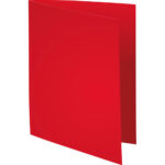 EXACOMPTA Paquet de 250 sous-chemises SUPER 60 en carte 60 grammes coloris Rouge – Image 2