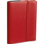 QUO VADIS Agenda TIME AND LIFE Décembre à Décembre + rép., fermeture élastique,16x24 cm Rouge cerise