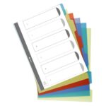 EXACOMPTA Intercalaires A4 6 positions FOREVER en polypropylène assortis – Image 2