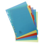 EXACOMPTA Intercalaires A4 6 positions FOREVER en polypropylène assortis – Image 3