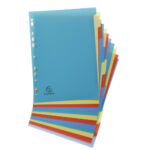 EXACOMPTA Intercalaires A4 12 positions FOREVER en polypropylène assortis – Image 3