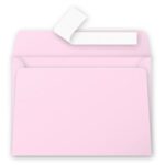 CLAIREFONTAINE Paquet de 20 Enveloppes Pollen 11,4x16,2cm Rose dragée