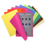 EXACOMPTA Paquet de 100 sous chemises FLASH 80 gr coloris assortis vifs, 100% recyclé – Image 3