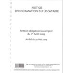 WEBER DIFFUSION Notice d'information du locataire