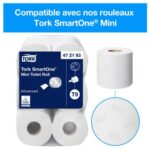 TORK Pack H2 Xpress Starter Distributeur essuie-mains Mini + recharge interfoliés doux Advanced 2 plis Z – Image 3