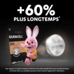 DURACELL Piles boutons lithium spéciales 2016 3V, lot de 2 (DL2016/CR2016) – Image 3