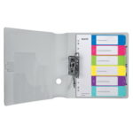 LEITZ Intercalaires imprimables WOW, 6 touches, A4+, PP, multicolore – Image 2