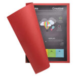 EXACOMPTA Paquet de 100 chemises ROCK'S en carte 210 grammes coloris Rouge – Image 3