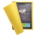 EXACOMPTA Paquet de 100 chemises ROCK'S en carte 210 grammes coloris Jaune citron – Image 3