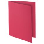 EXACOMPTA Paquet de 100 chemises ROCK'S en carte 210 grammes coloris framboise – Image 2