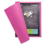 EXACOMPTA Paquet de 100 chemises ROCK'S en carte 210 grammes coloris Rose – Image 3