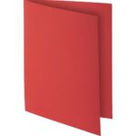 EXACOMPTA Paquet de 100 sous-chemises ROCK'S en carte 80 grammes coloris Rouge – Image 2