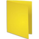 EXACOMPTA Paquet de 100 sous-chemises ROCK'S en carte 80 grammes coloris Jaune citron