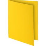 EXACOMPTA Paquet de 100 sous-chemises ROCK'S en carte 80 grammes coloris Jaune citron – Image 2