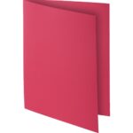 EXACOMPTA Paquet de 100 sous-chemises ROCK'S en carte 80 grammes coloris framboise – Image 2